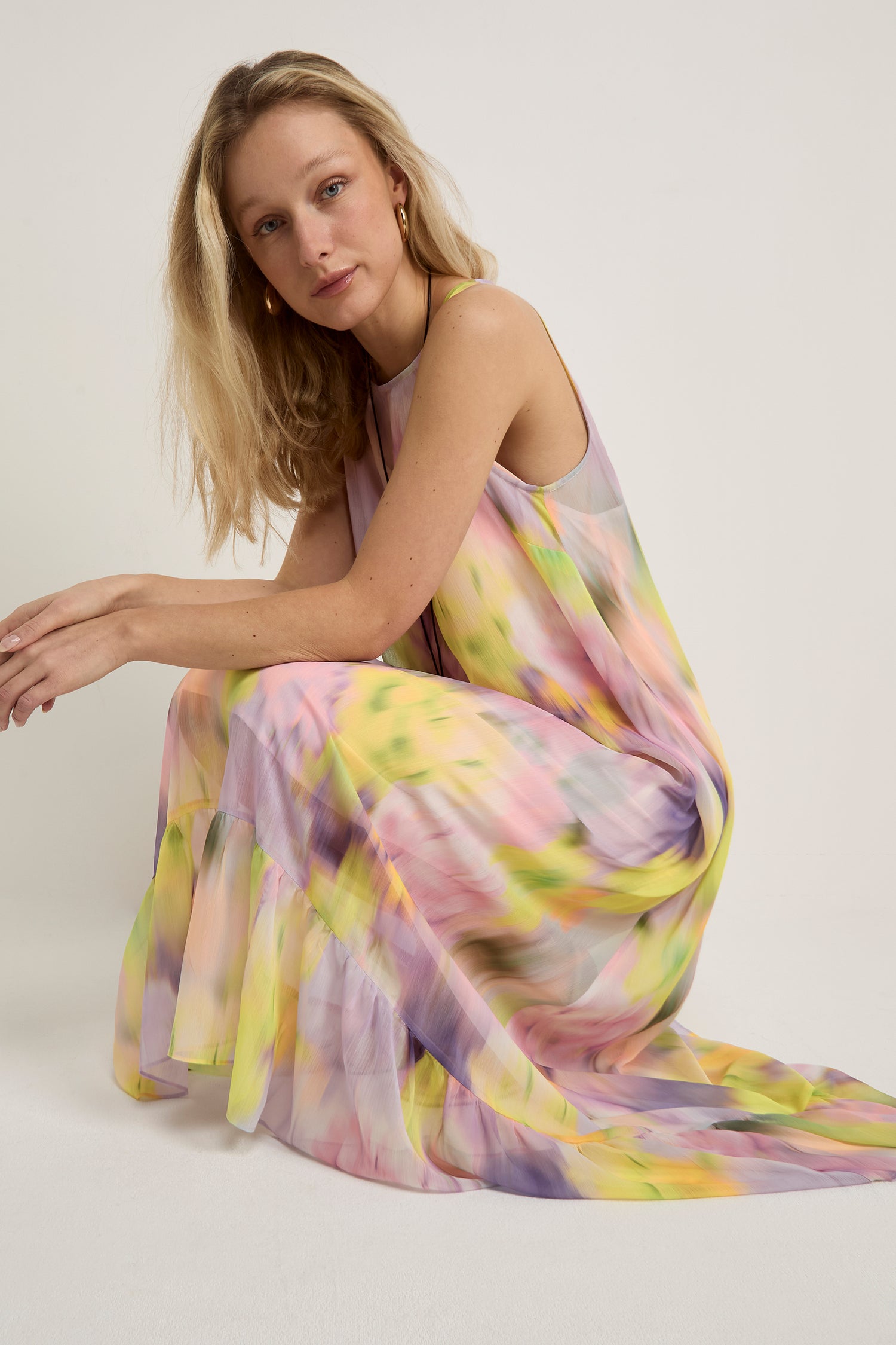 GWD Cecily Printed Sleeveless Maxi Dress