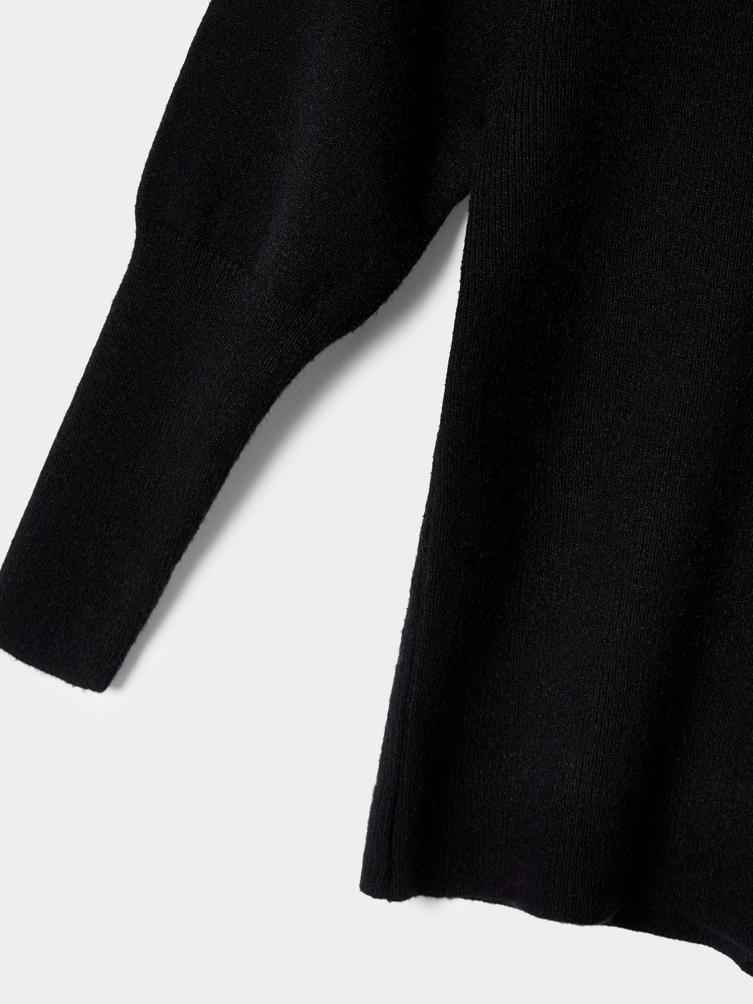 Girls Hallie Knitted Top Ruffle Neck Jumper Available in Black and Cream