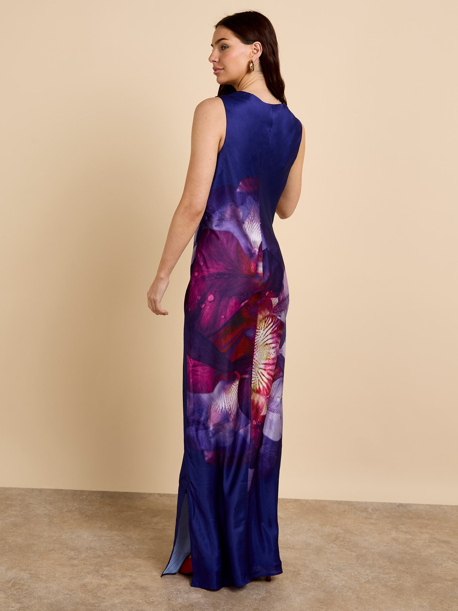 GWD Jessie Floral Printed Sleeveless Maxi Dress