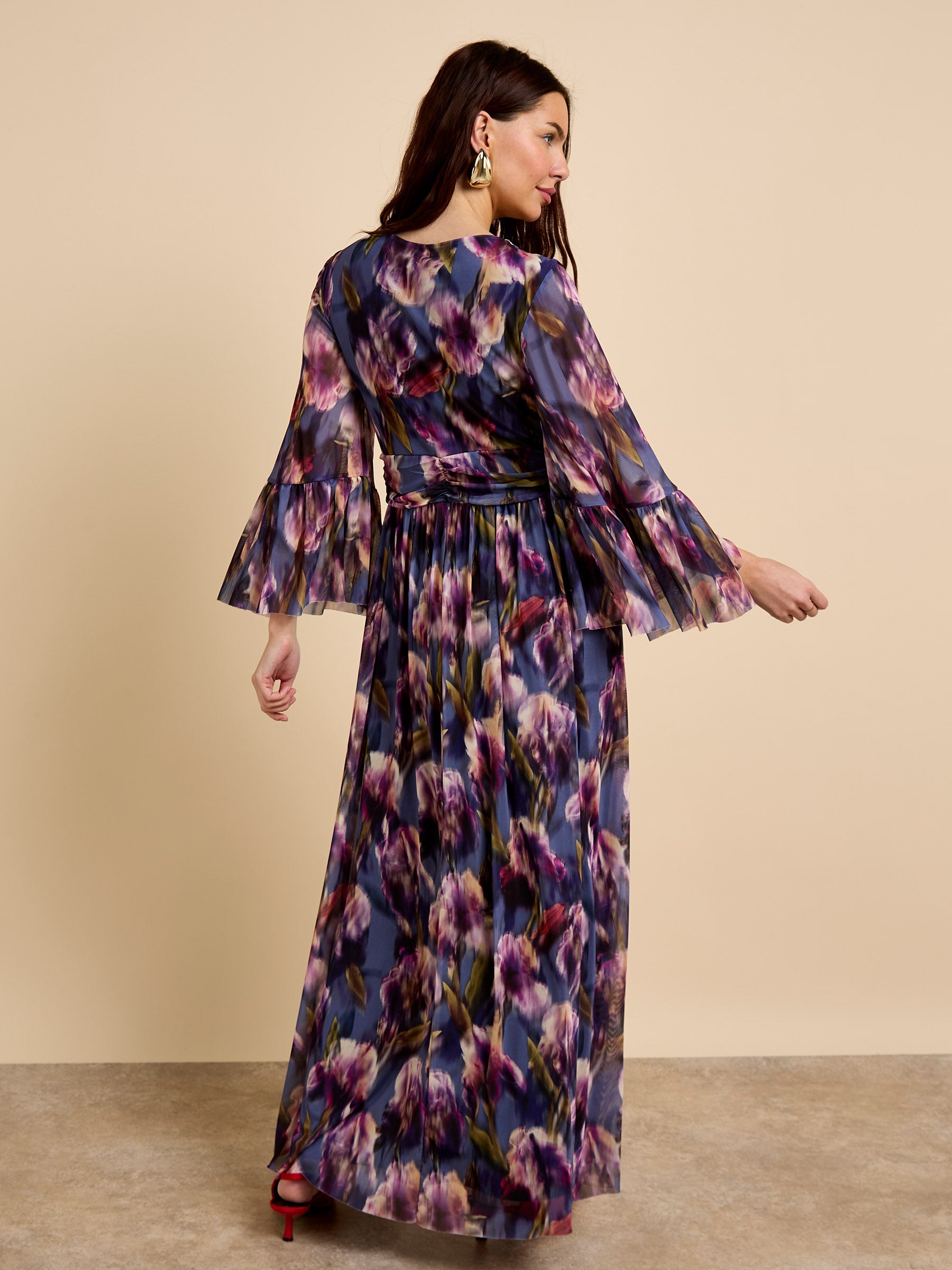 GWD Judy Floral Print Maxi Dress