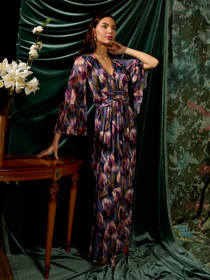 GWD Judy Floral Print Maxi Dress