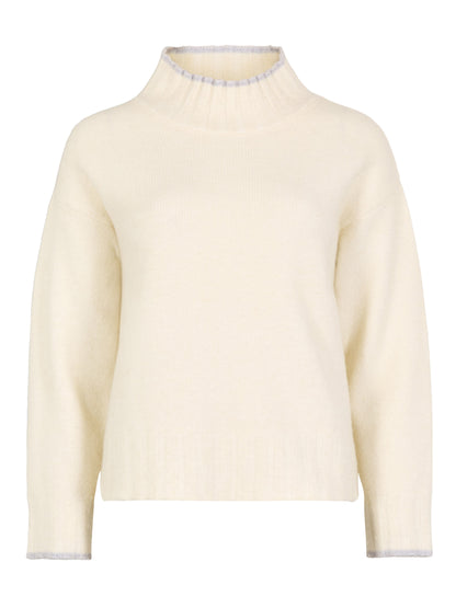 GWD Kipling Cream High Neck Jumper