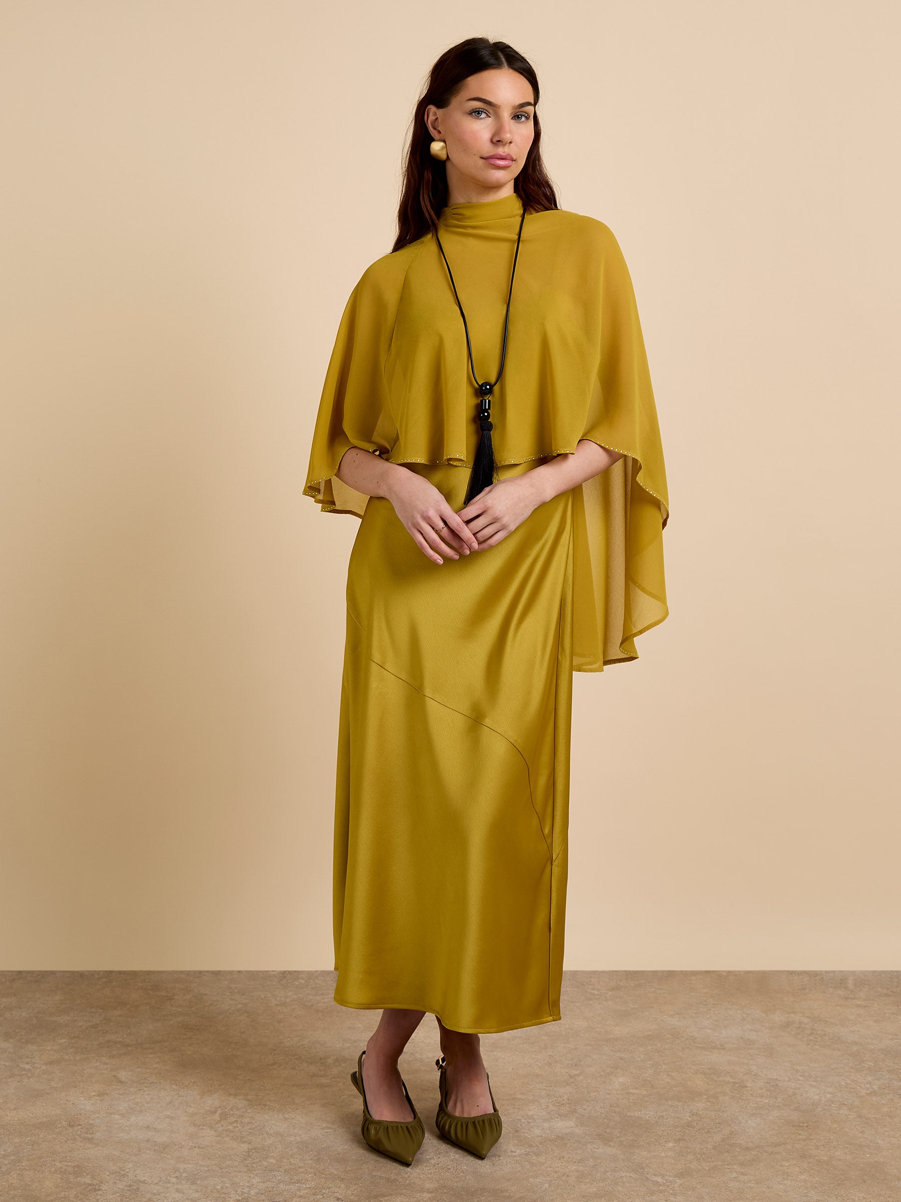 GWD Lailani Yellow Midi Dress