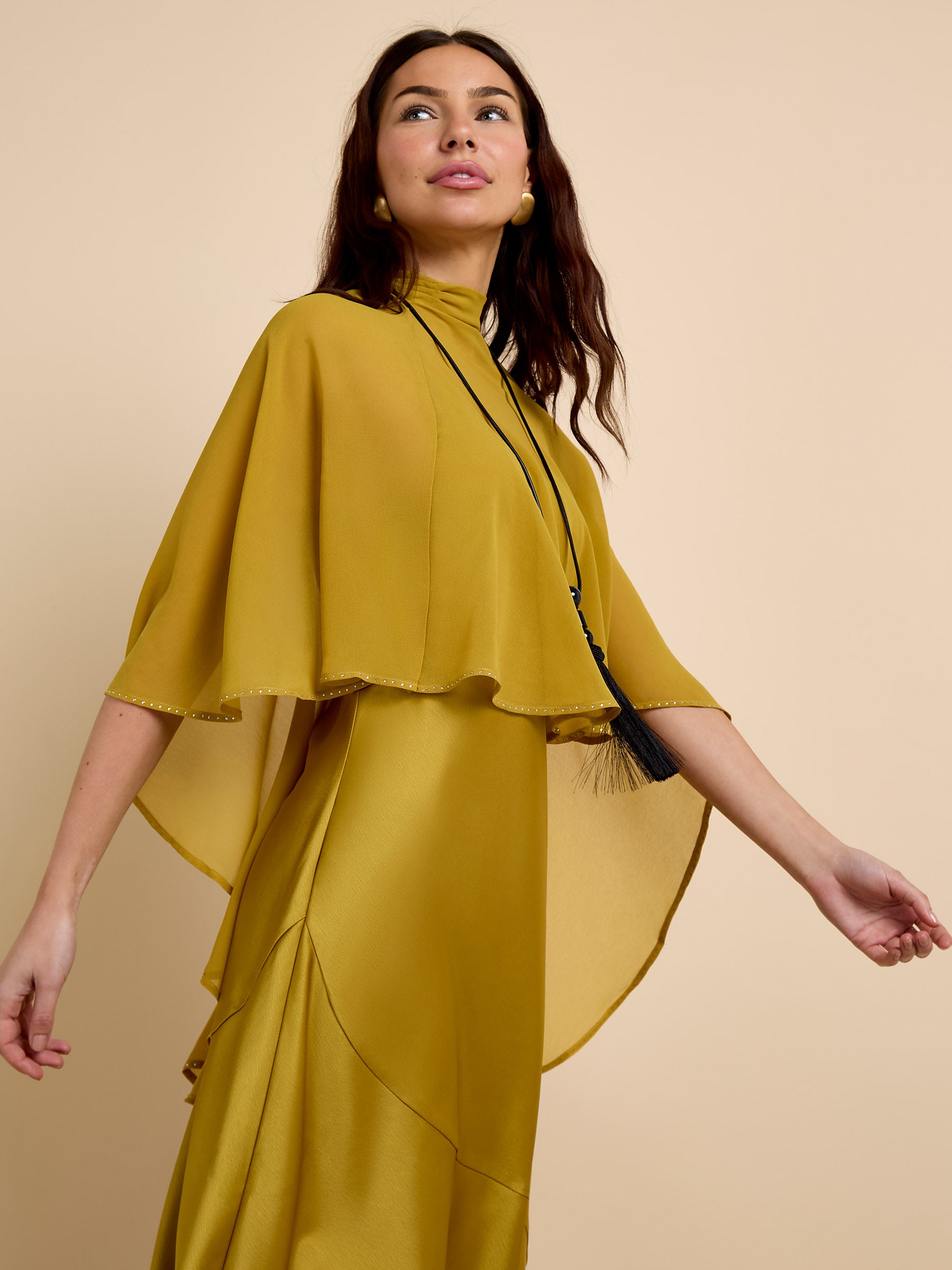 GWD Lailani Yellow Midi Dress