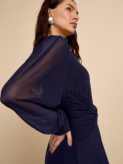 GWD Martha Knot Maxi Dress Navy