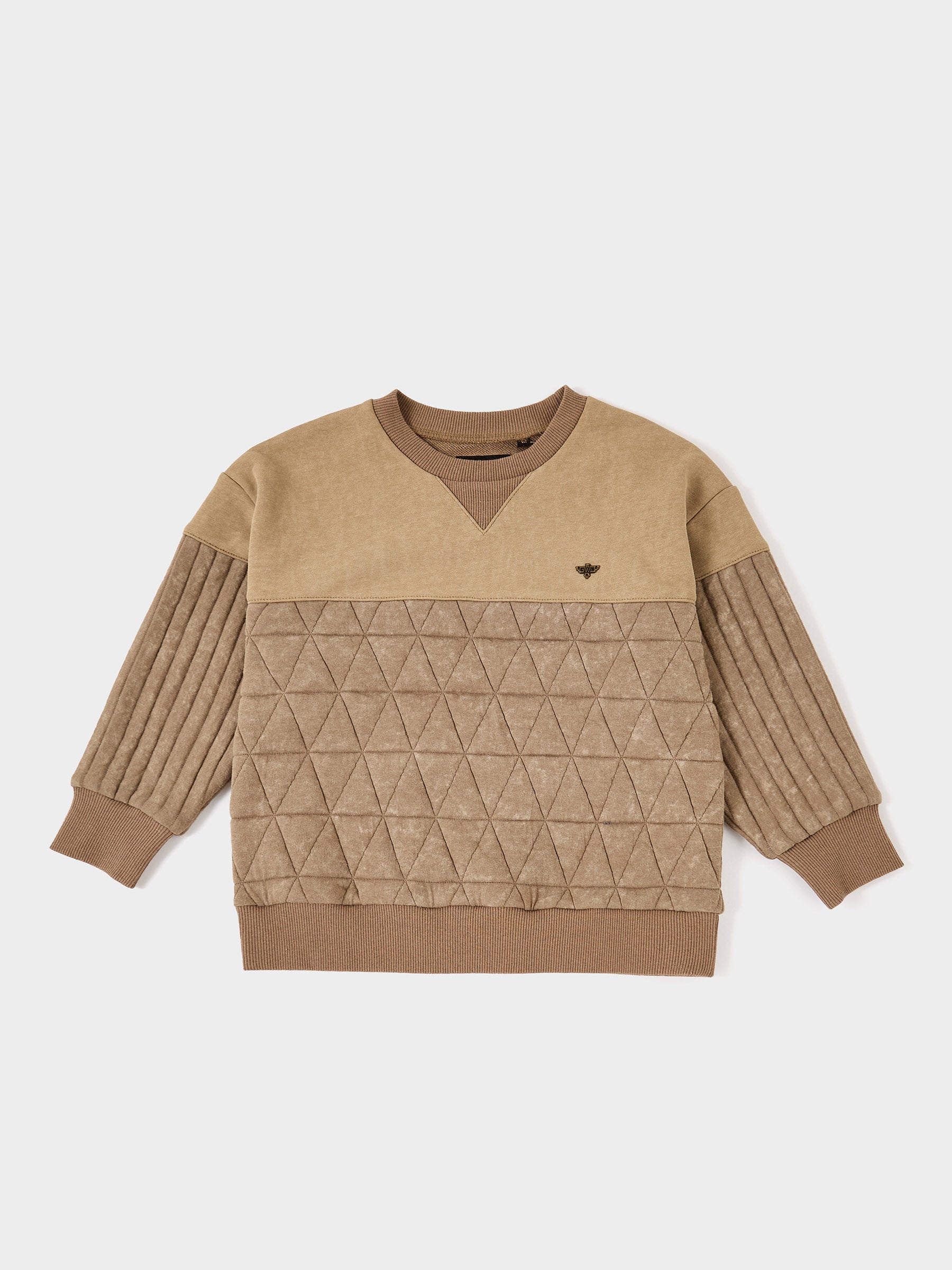 Mason Camel Quilted Sweat | GWD Fashion