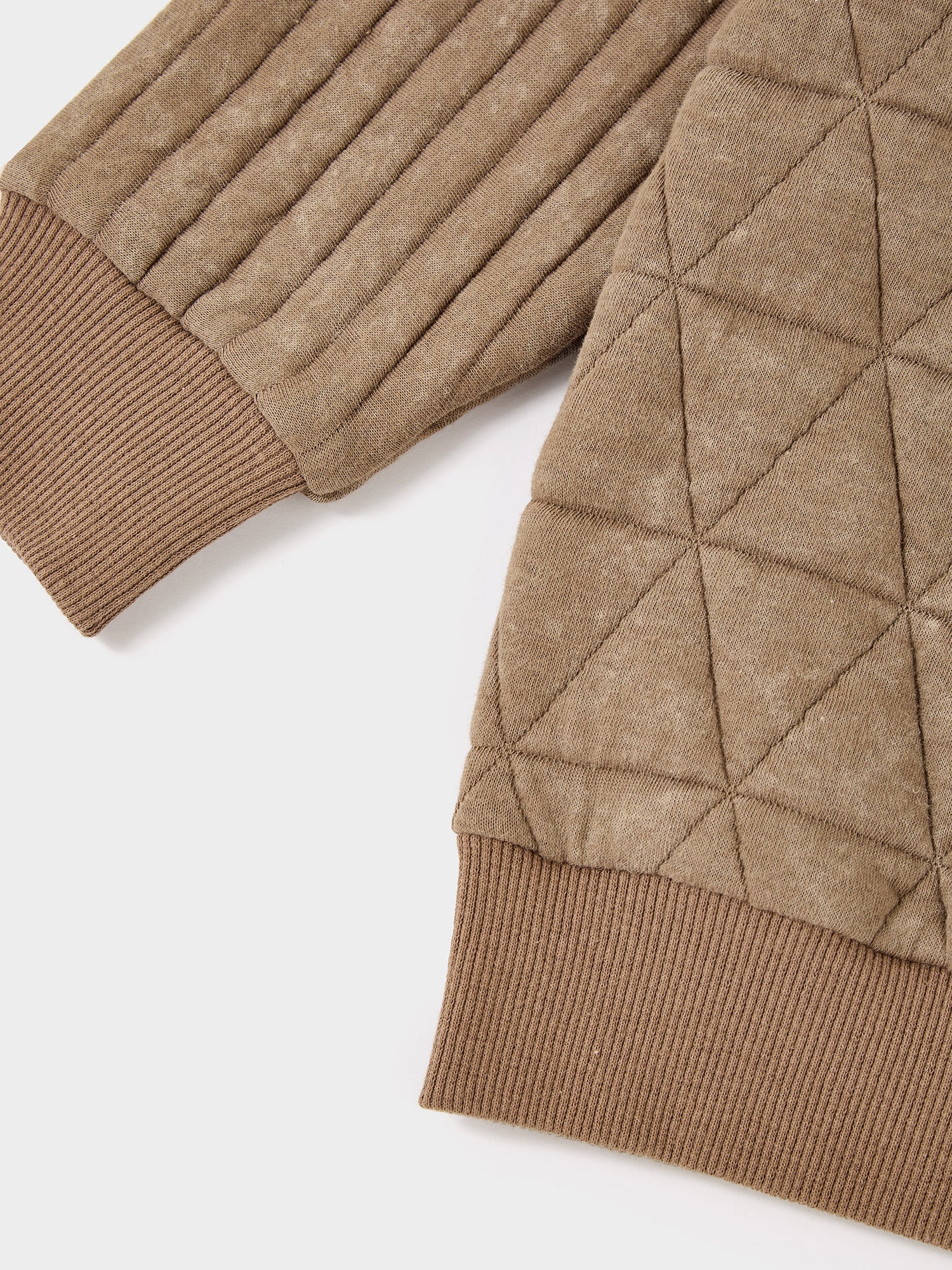 Mason Camel Quilted Sweat