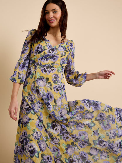 GWD Neave Floral Printed Maxi Dress