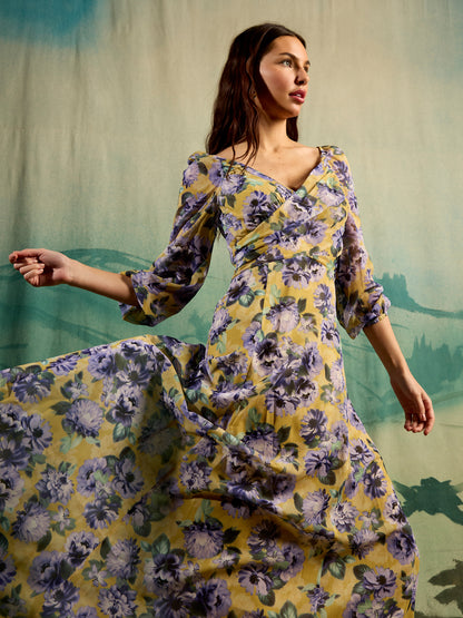 GWD Neave Floral Printed Maxi Dress