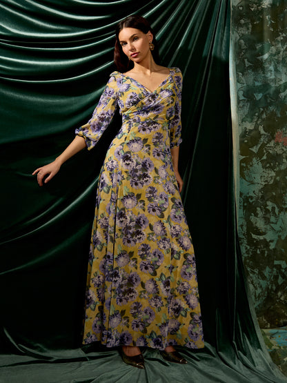 GWD Neave Floral Printed Maxi Dress