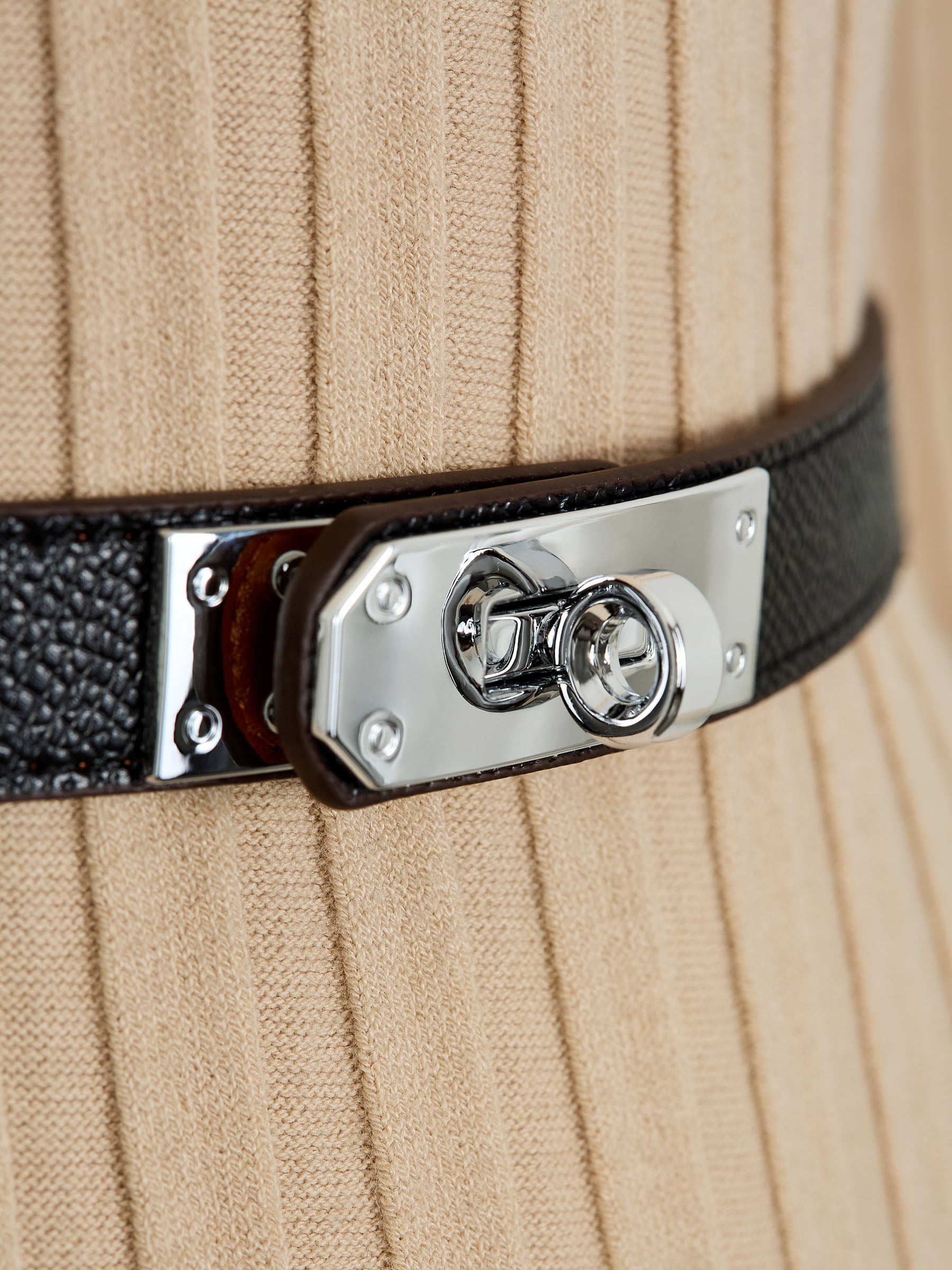 GWD Philipa Buckle Belt Collection, Camel, Brown, and Black