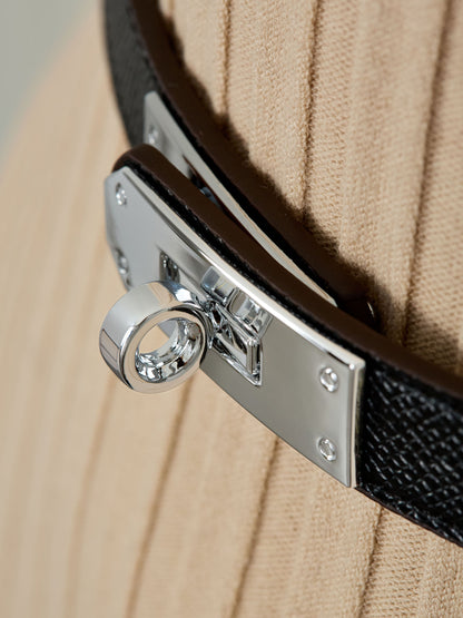 GWD Philipa Buckle Belt Collection, Camel, Brown, and Black