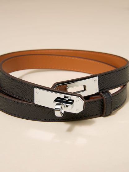 GWD Philipa Buckle Belt Collection, Camel, Brown, and Black