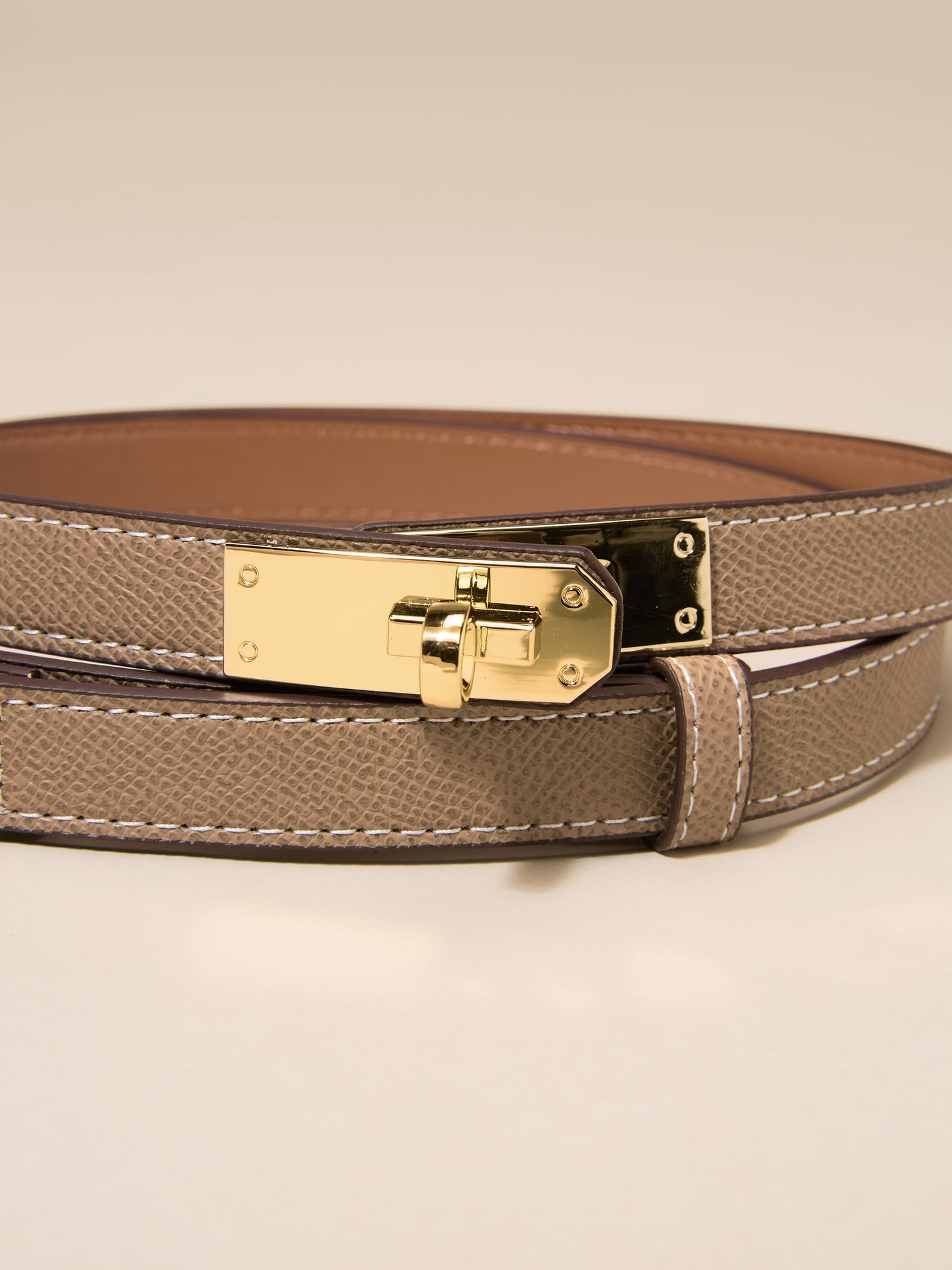 GWD Philipa Buckle Belt Collection, Camel, Brown, and Black