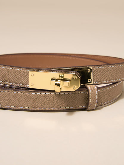 GWD Philipa Buckle Belt Collection, Camel, Brown, and Black