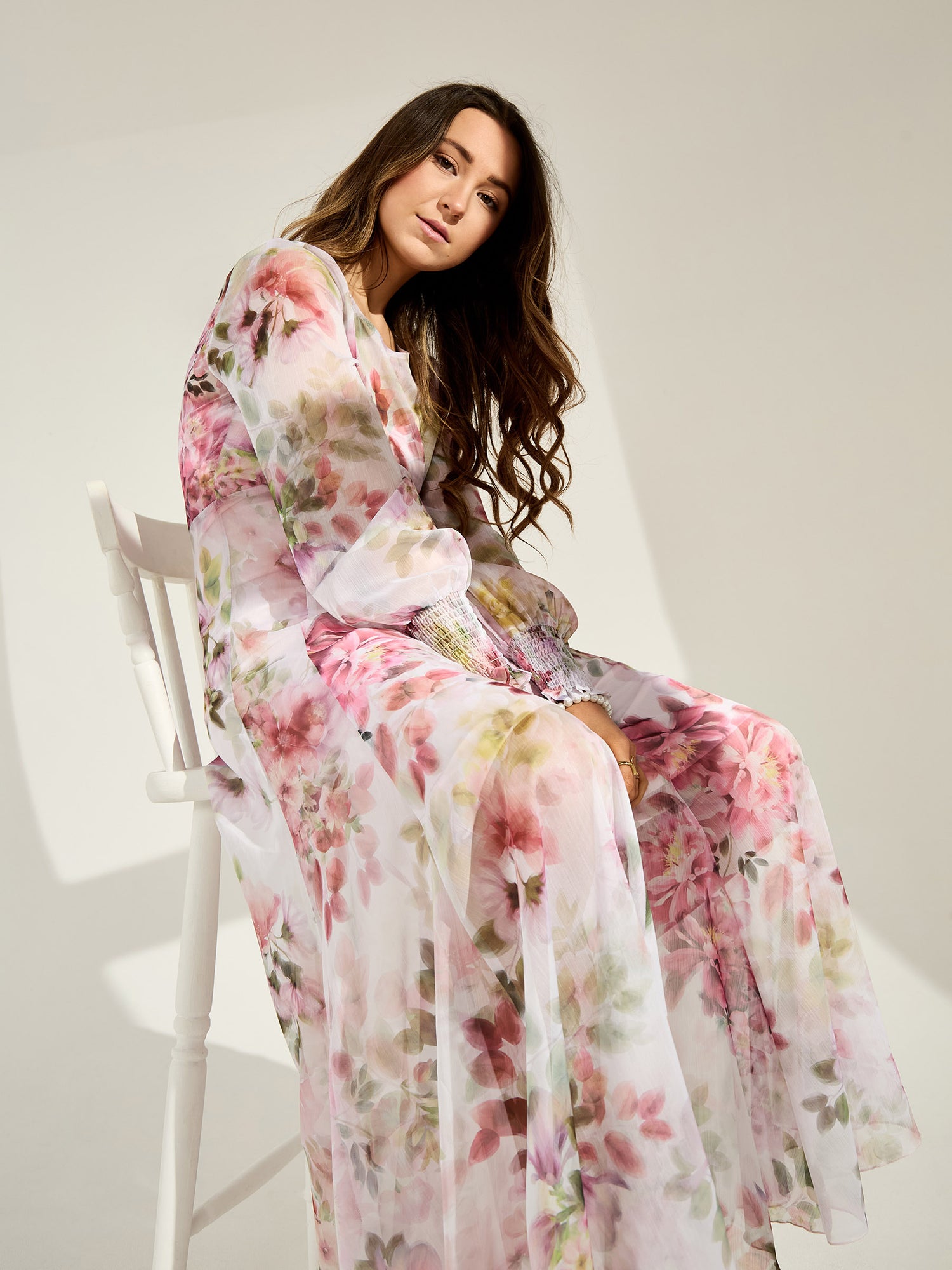 GWD Rya Maxi Floral Print Dress