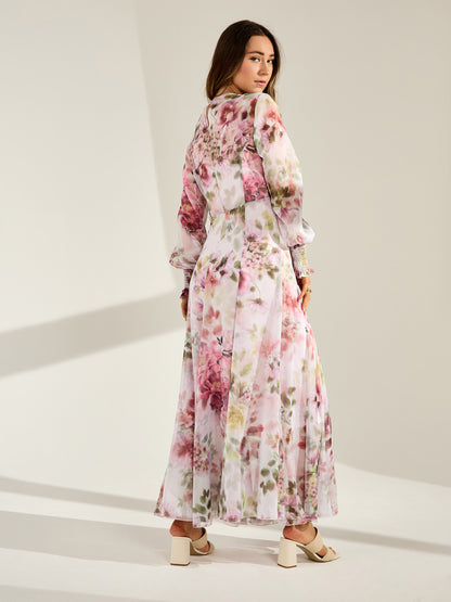 GWD Rya Maxi Floral Print Dress