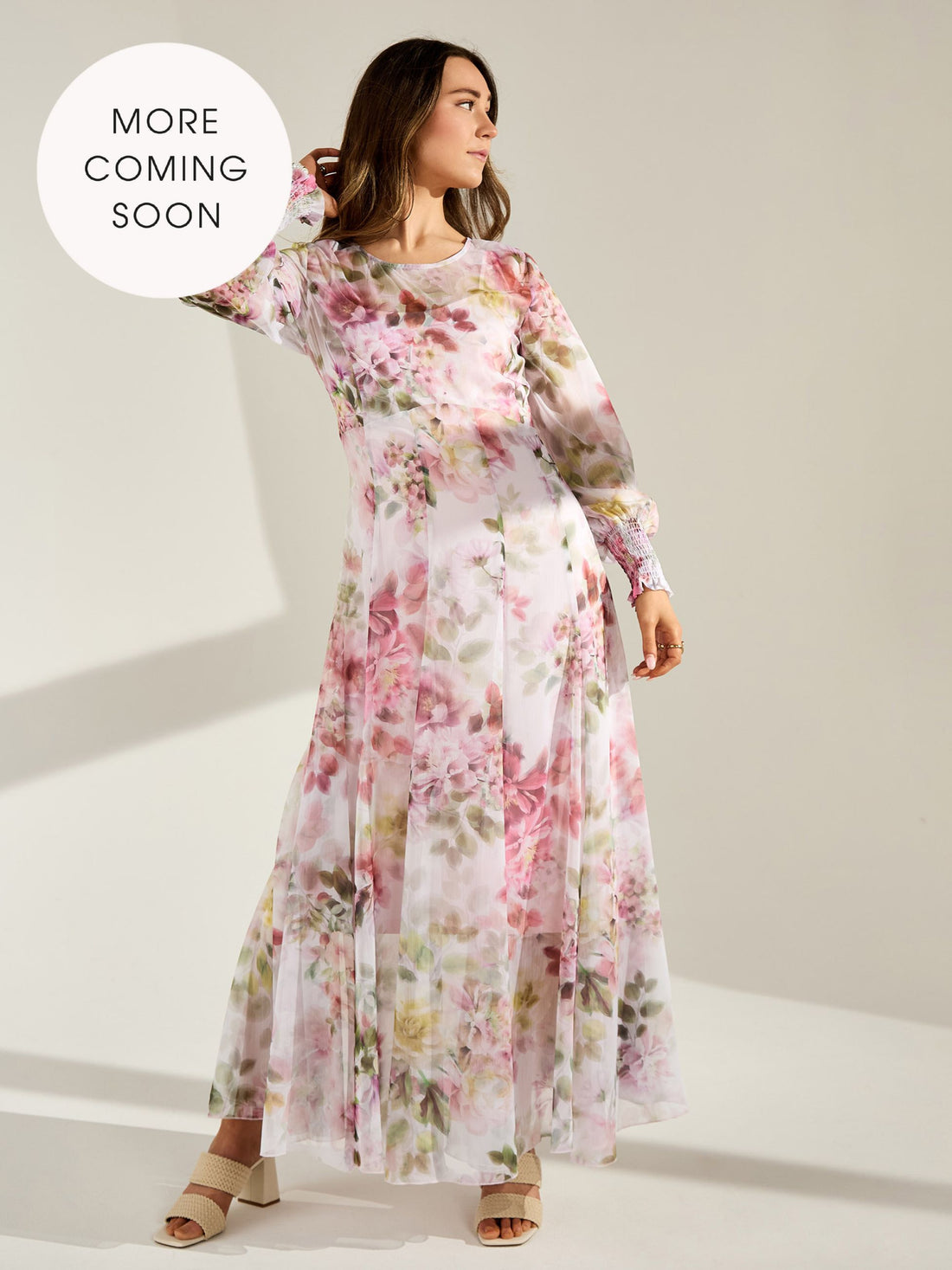 GWD Rya Maxi Floral Print Dress