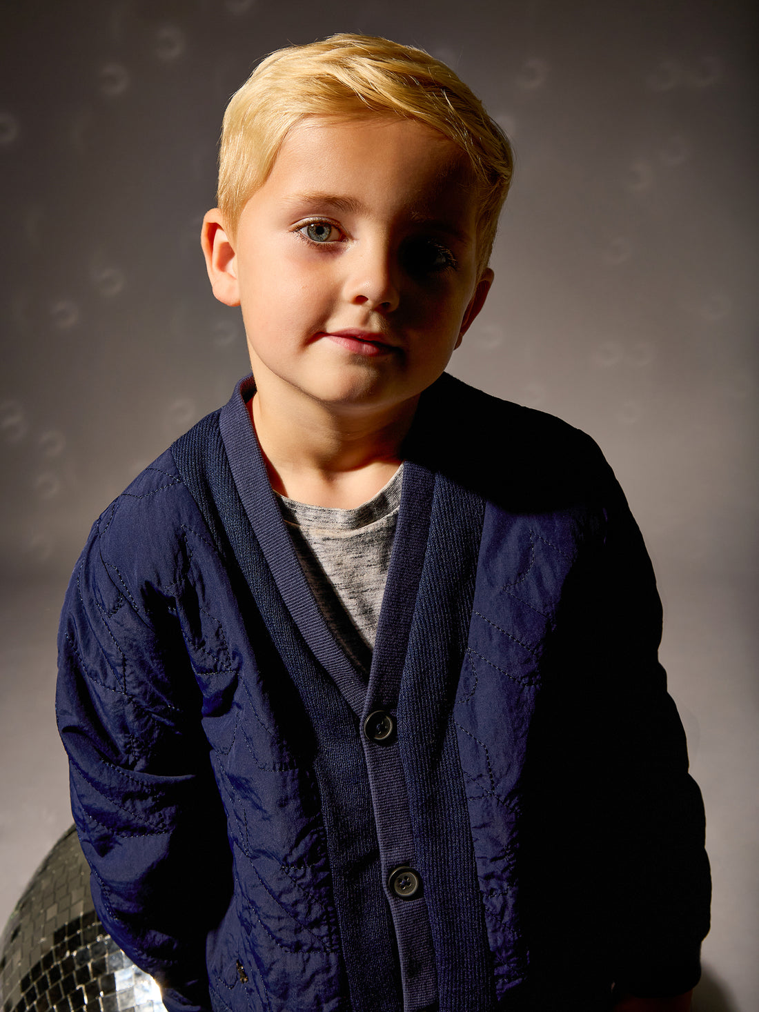 GWD Adlib Quilt Knit Cardigan