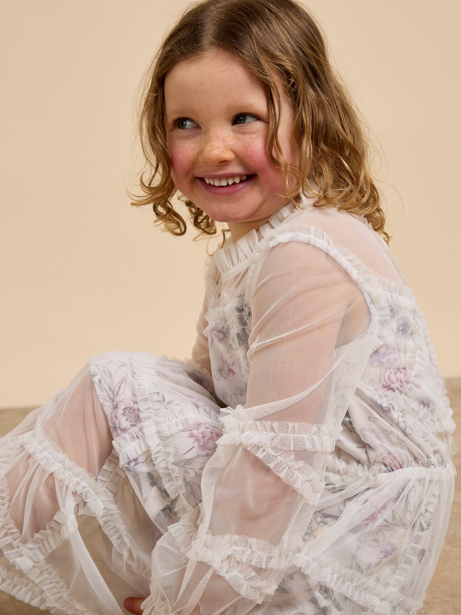 GWD Twyla Floral Printed Mesh Dress