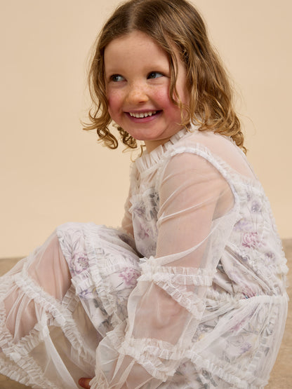 GWD Twyla Floral Printed Mesh Dress