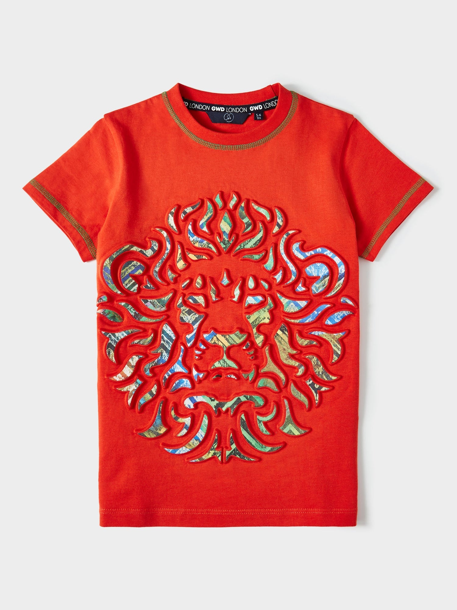 Trent Embossed Print T-Shirt | GWD Fashion