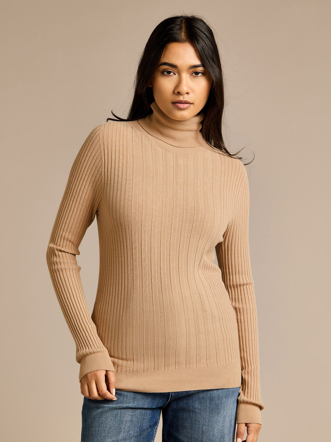 Lizzie Turtle Neck Fine Knit Jumper | GWD Fashion