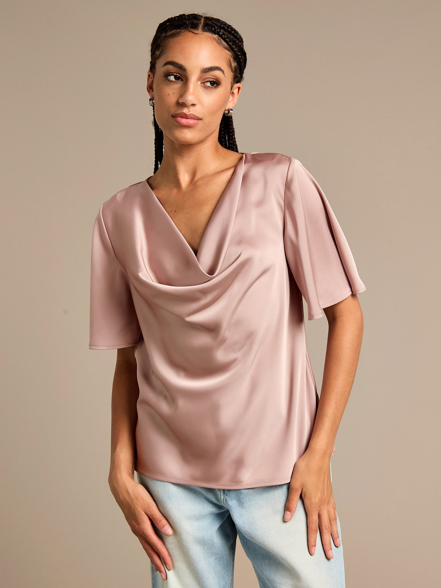 Cheryl Satin Top | GWD Fashion