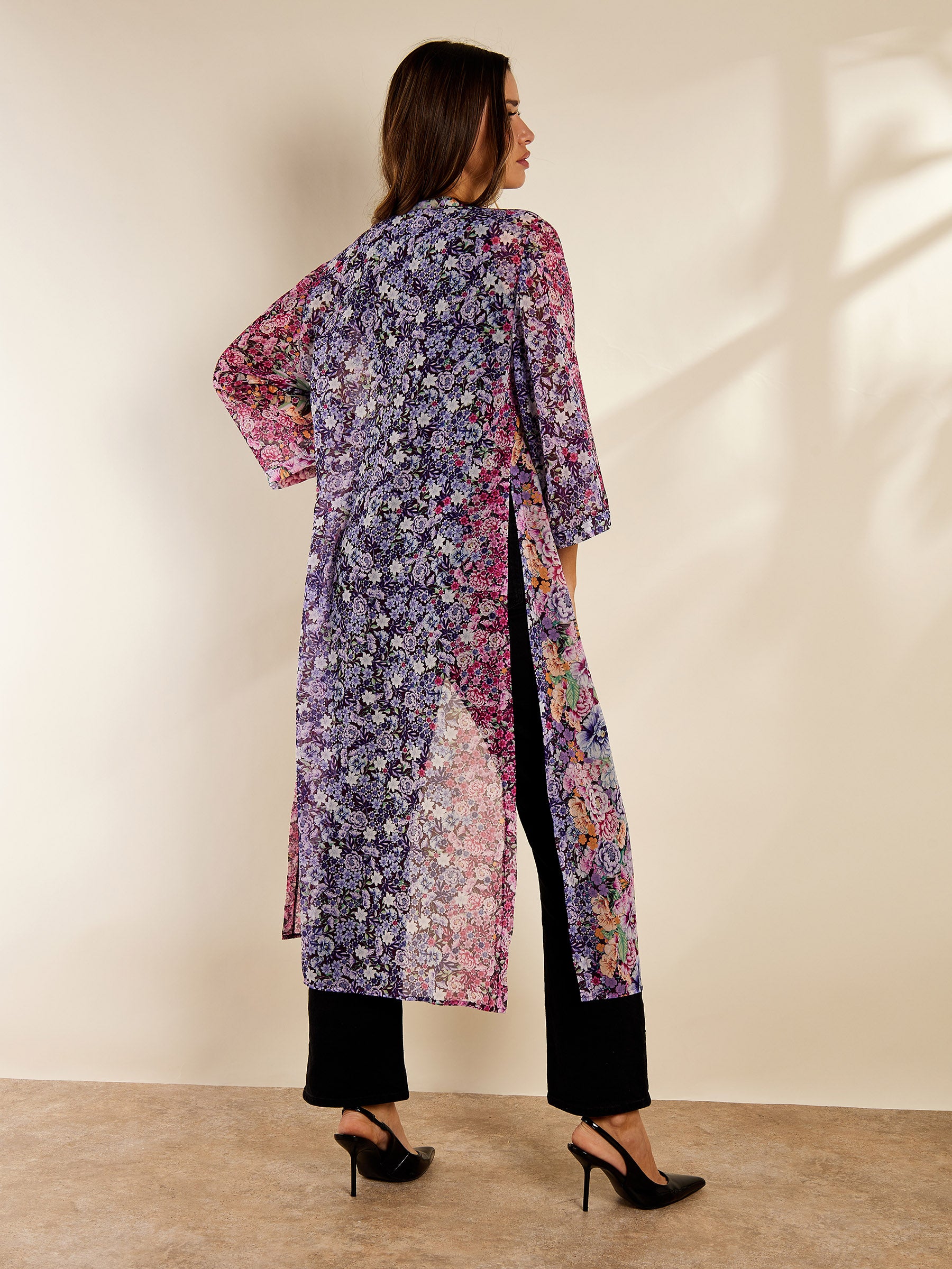 Claudine Printed Kimono
