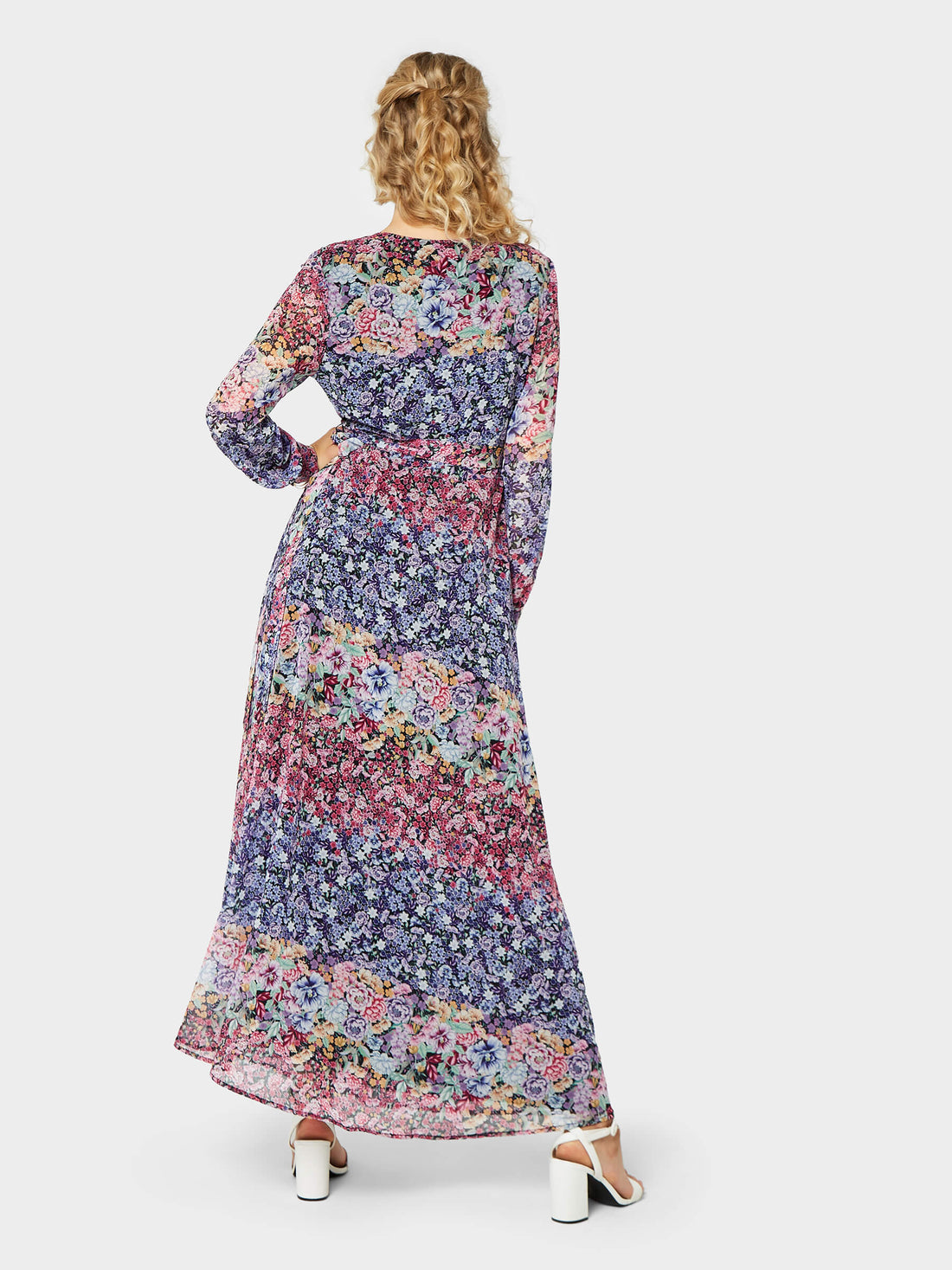 GWD Claudine Floral Print Maxi Dress