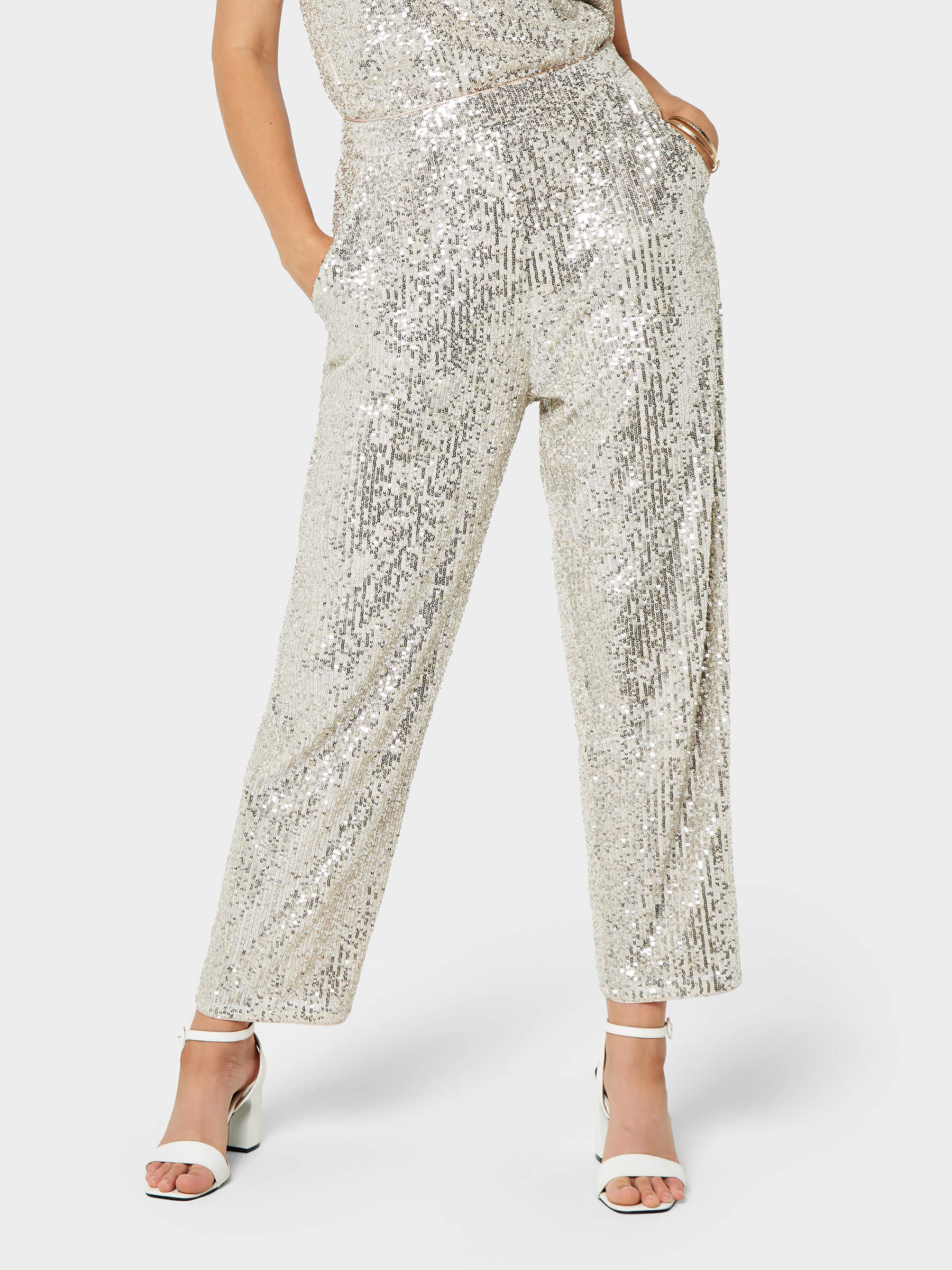 Sequin Top &amp; Trousers Outfit