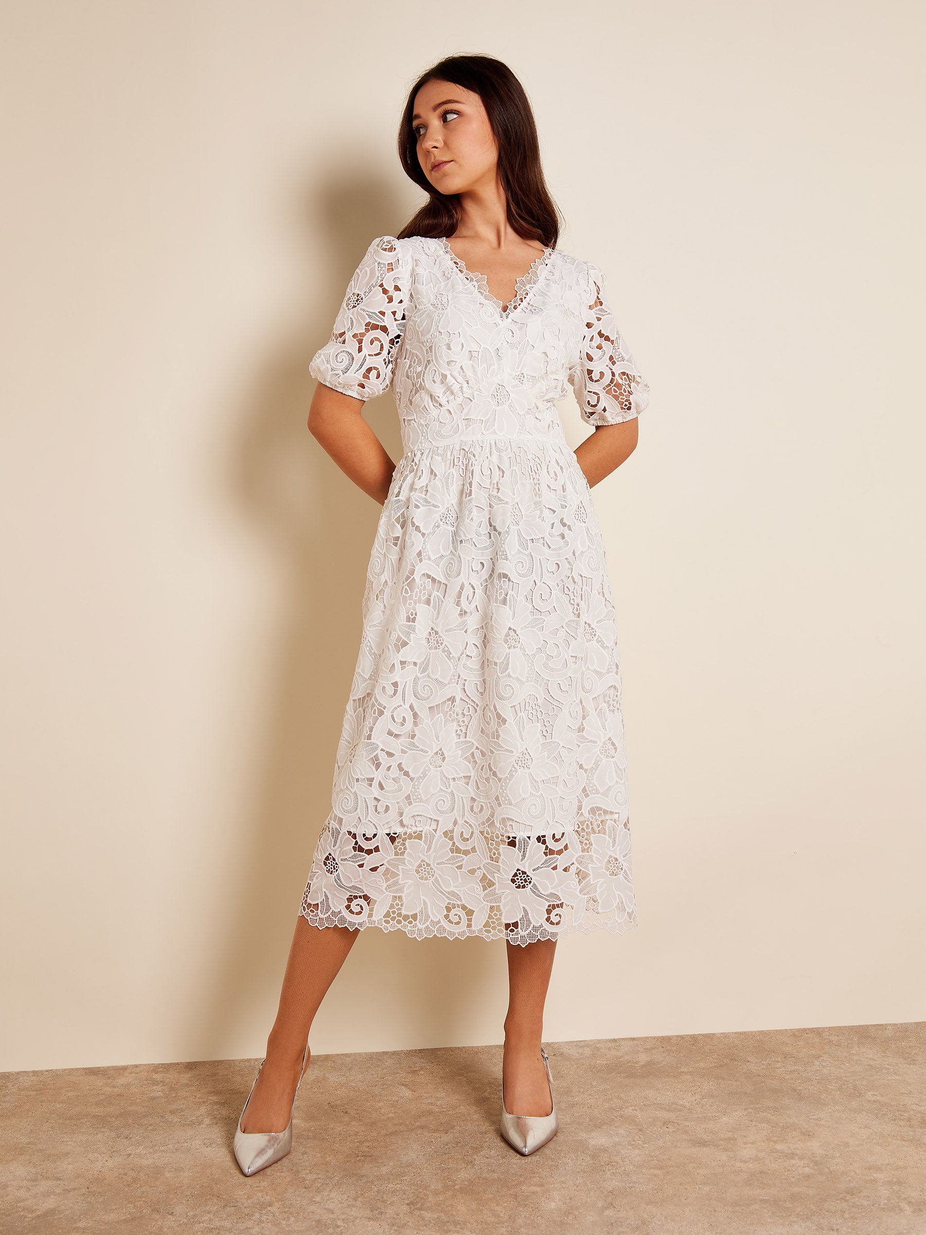 Celebrity Pink Women's and Women's Plus Long Sleeve Lace Mini Dress, Sizes XS-4X Celebrity Pink Women's and Women's Plus Long Sleeve Lace Mini Dress, Sizes XS-4X