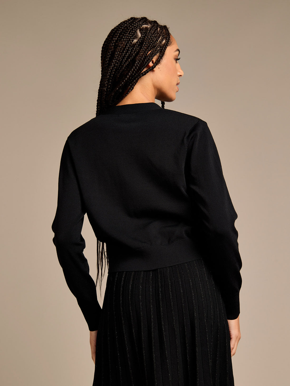 GWD Phyllis Sparkle Button Though Knitted Cardigan
