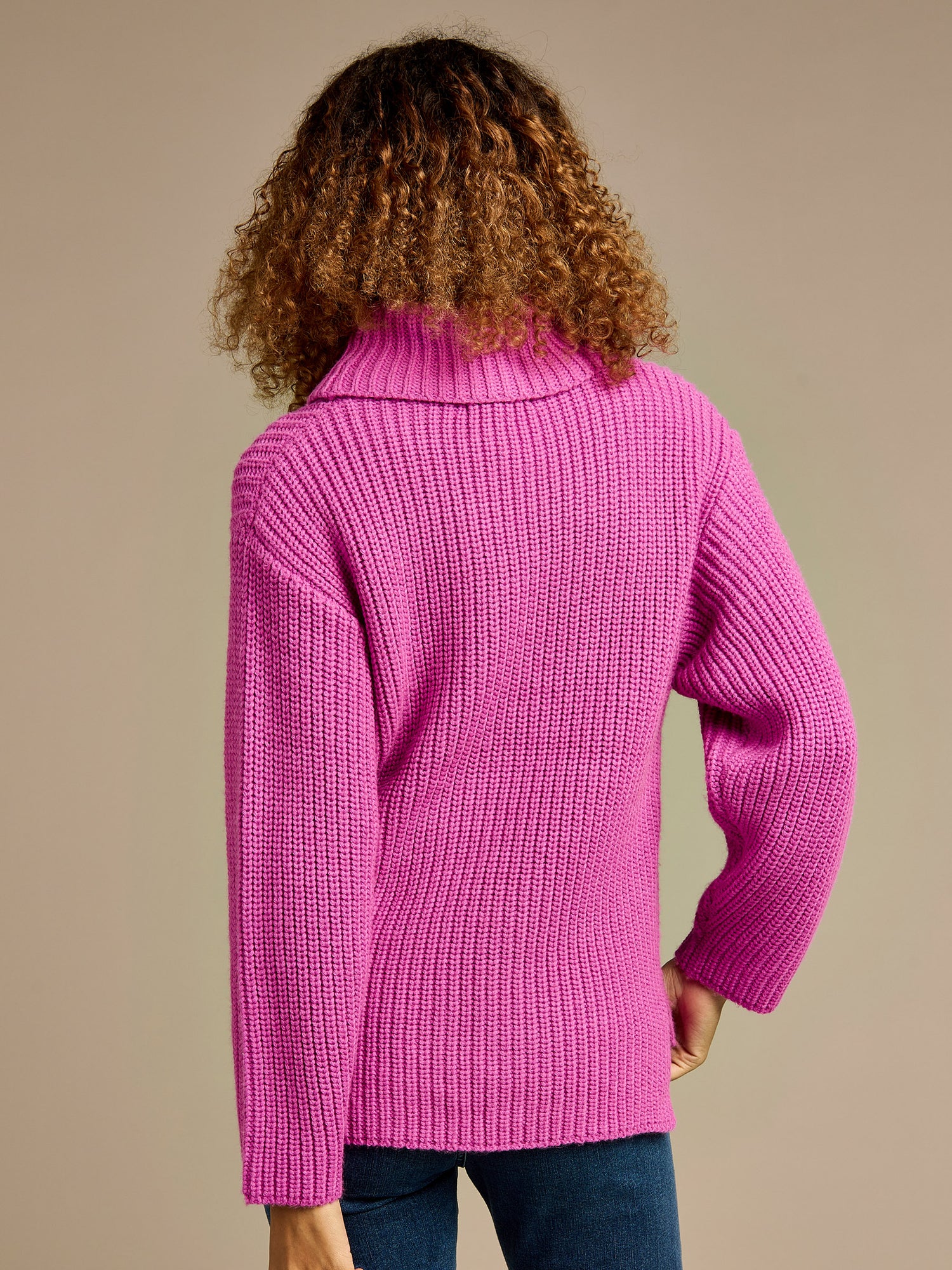 Oakleigh Chunky Knit High Neck Jumper