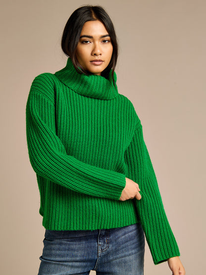 Oakleigh Chunky Knit High Neck Jumper