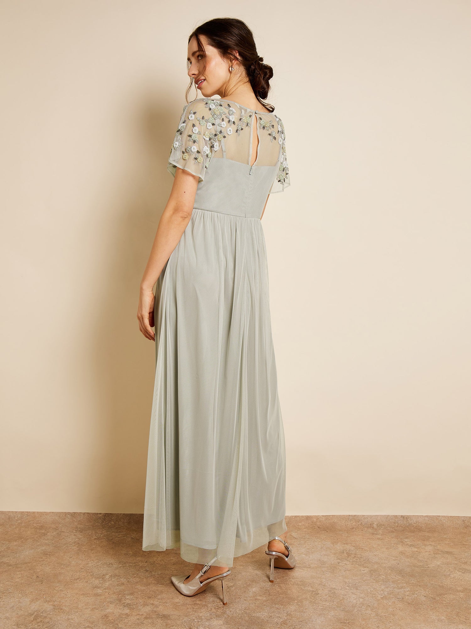 GWD Elsie Floral Embellished Maxi Dress