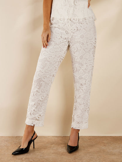 Paola Lace Blazer, Waistcoat and Trouser Outfit