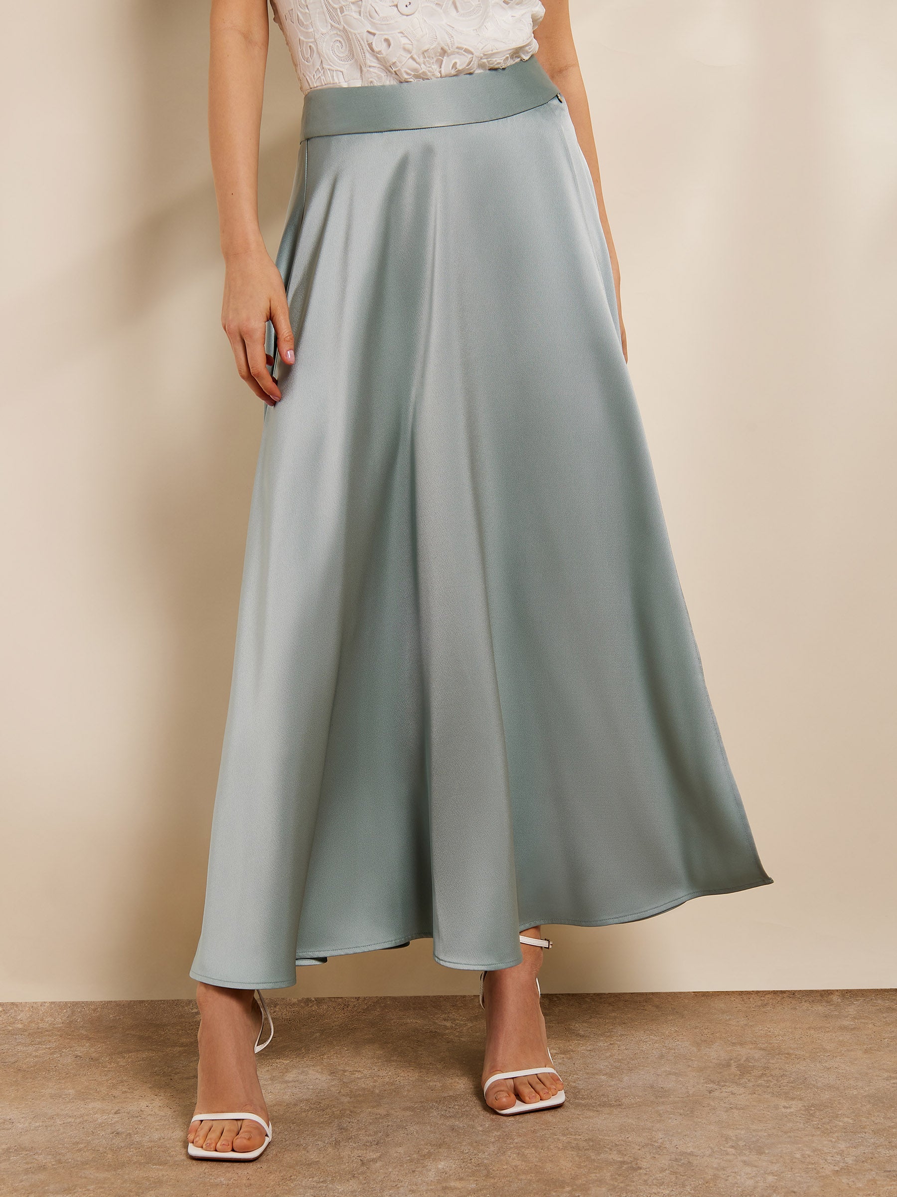 Polly Satin Skirt