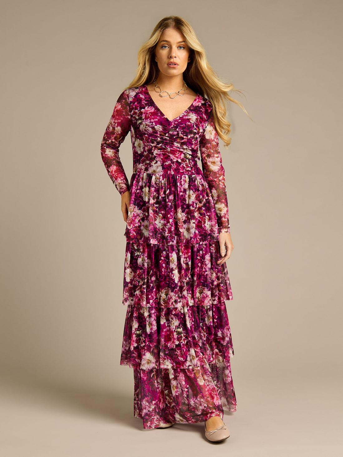 Ella-Marly Floral Print Maxi Dress | GWD Fashion