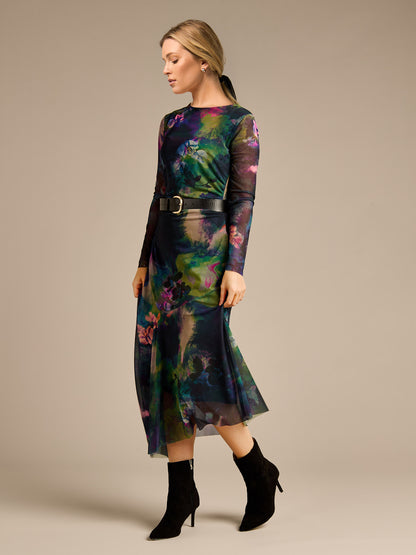 Yaslyn Abstract Printed Dress | GWD Fashion