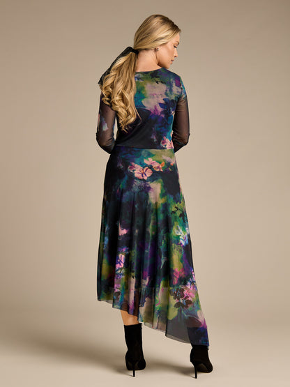 Yaslyn Abstract Printed Dress