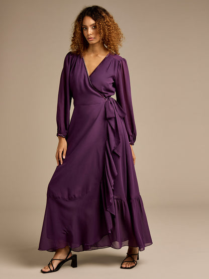 Monica Purple Maxi Dress