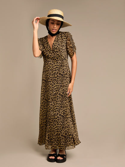 Meril Leopard Print Maxi Dress | GWD Fashion