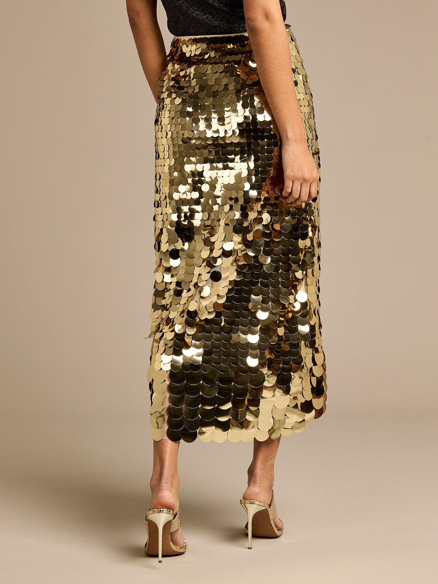 Eloise Gold Sequin Skirt