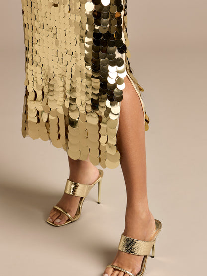 Eloise Gold Sequin Skirt