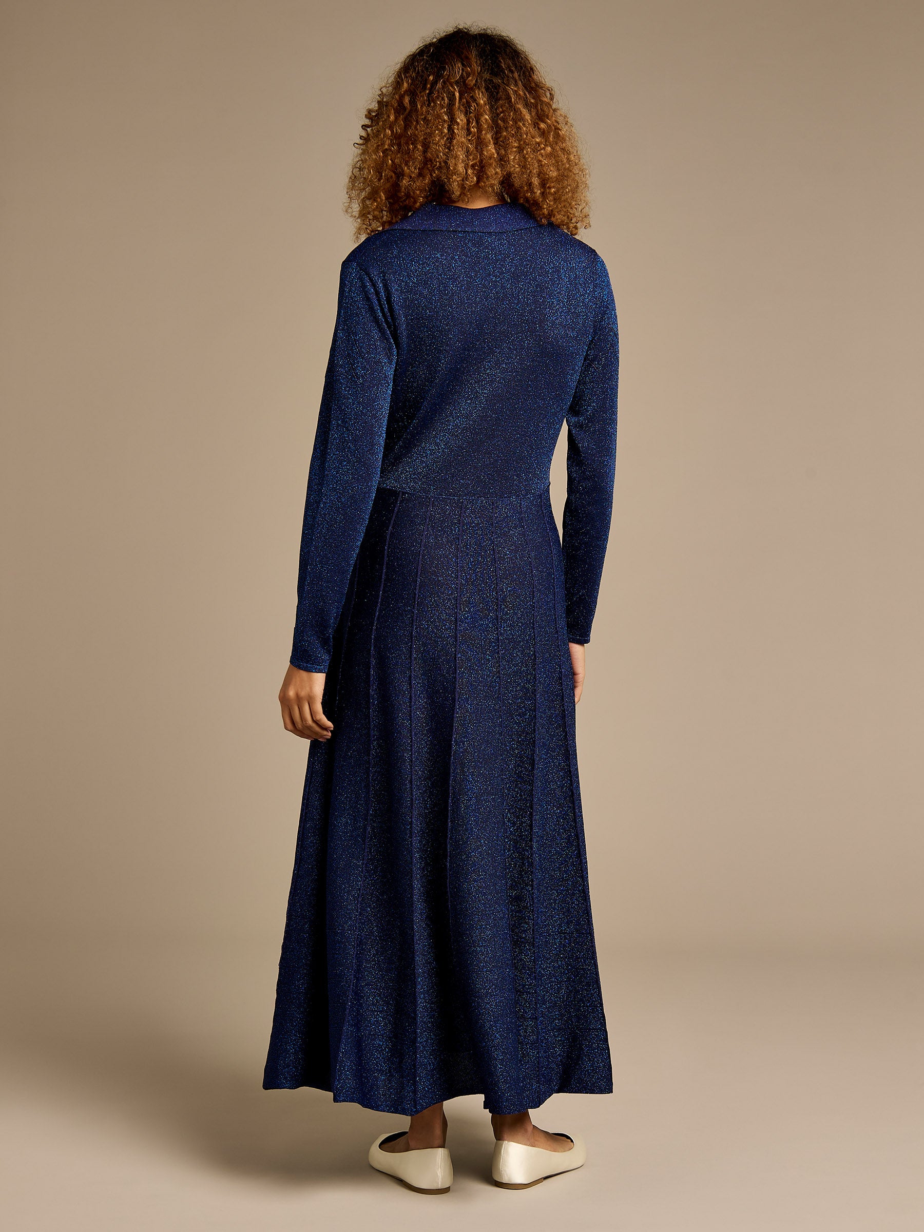 Allyson Cobalt Knit Maxi Dress